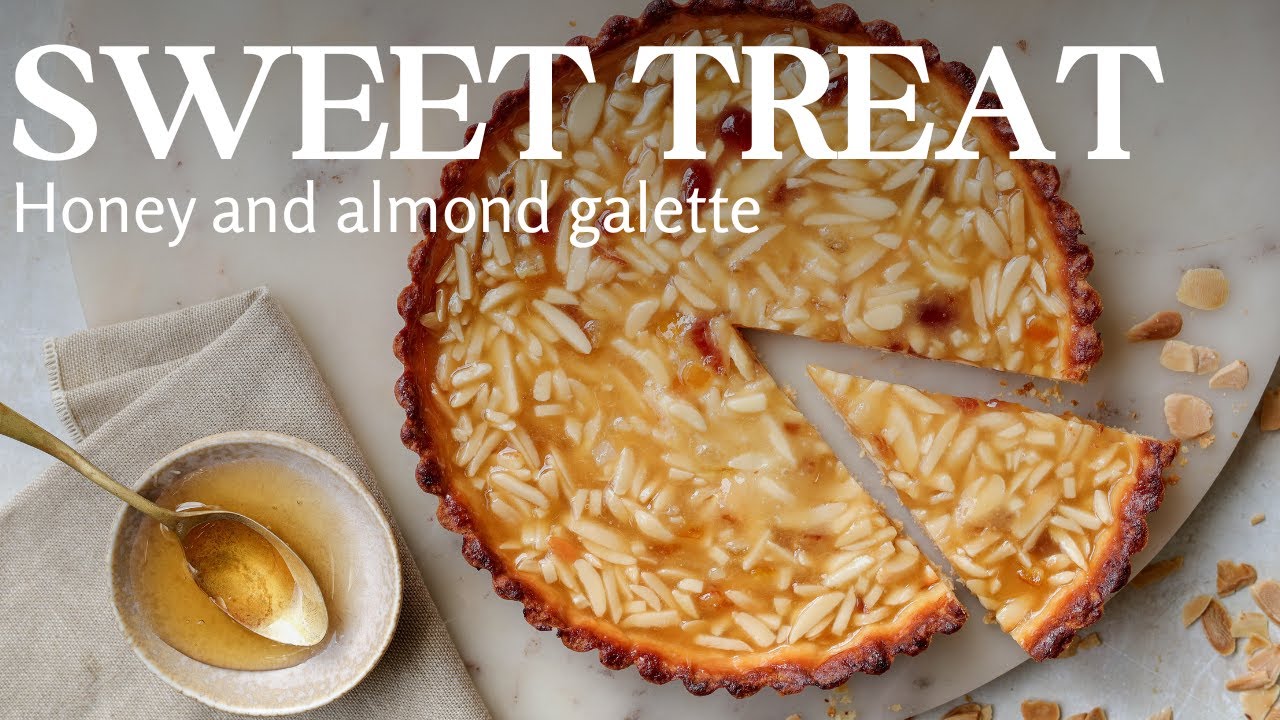 Easy Honey Almond Galette | The Perfect French Petit Four (Absolute Crowd Pleaser!)