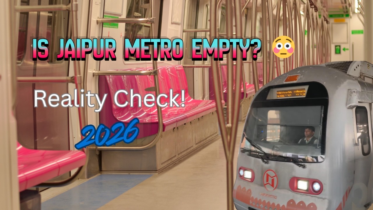 Jaipur Metro Criticised for Low Ridership… But Is It Really Empty? 🚇 | Full Review 2026
