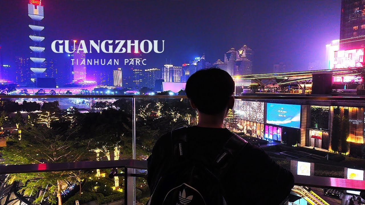 Dreamy Night Walk at Guangzhou's Most Fashionable Mall | Parc Central Tianhe 广州天环广场夜漫步 4K