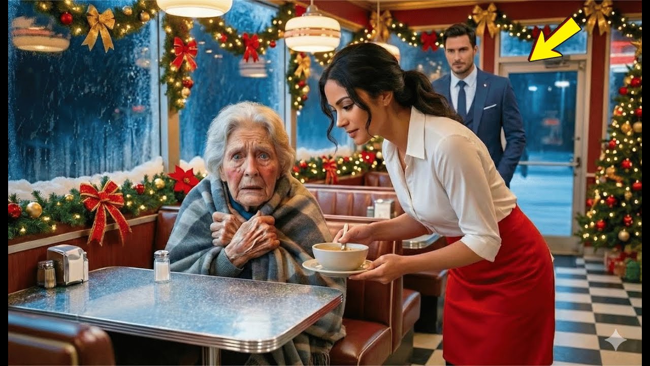 On Christmas Eve, She Saved an Old Woman from a Blizzard — The Next Day, a Billionaire Showed Up...