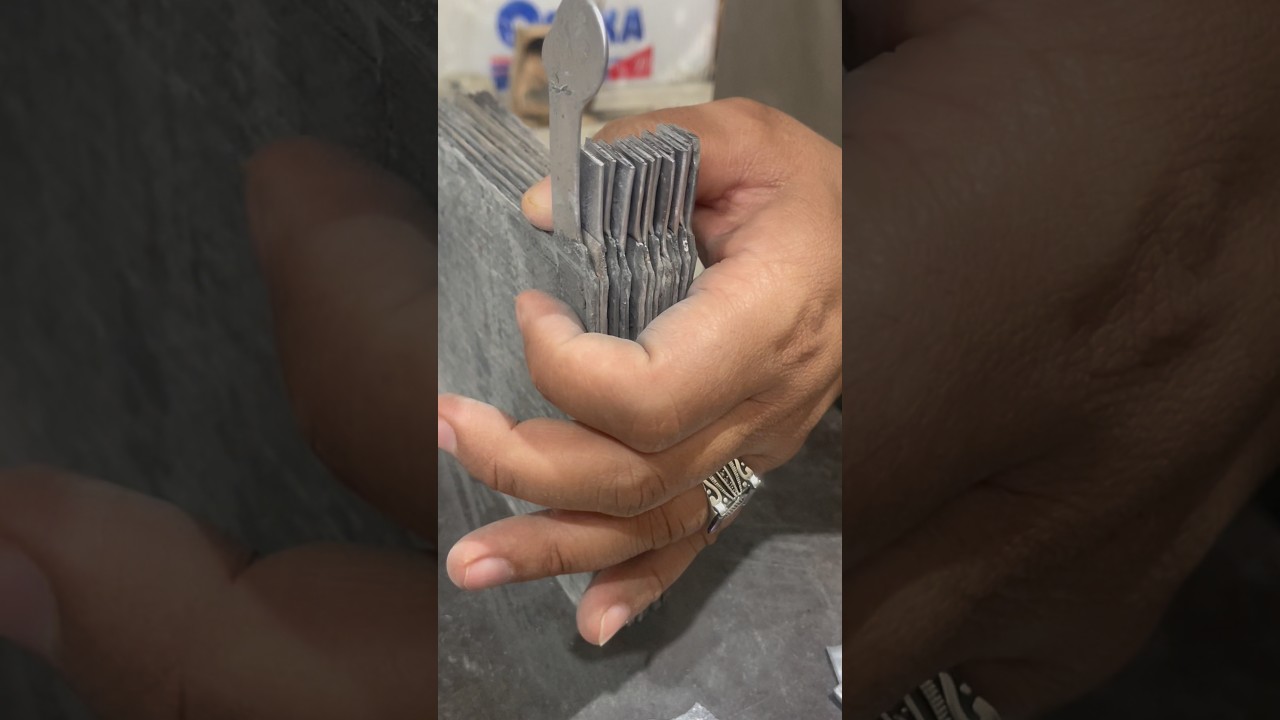 Cutting battery plate #repair #battery #old #plate #batteryrepairing