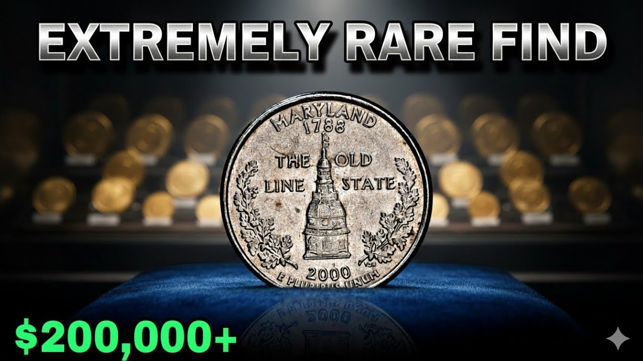 2000 Maryland State Quarter Dollar Coins | Rare & Valuable U.S. Quarters Worth Big Money