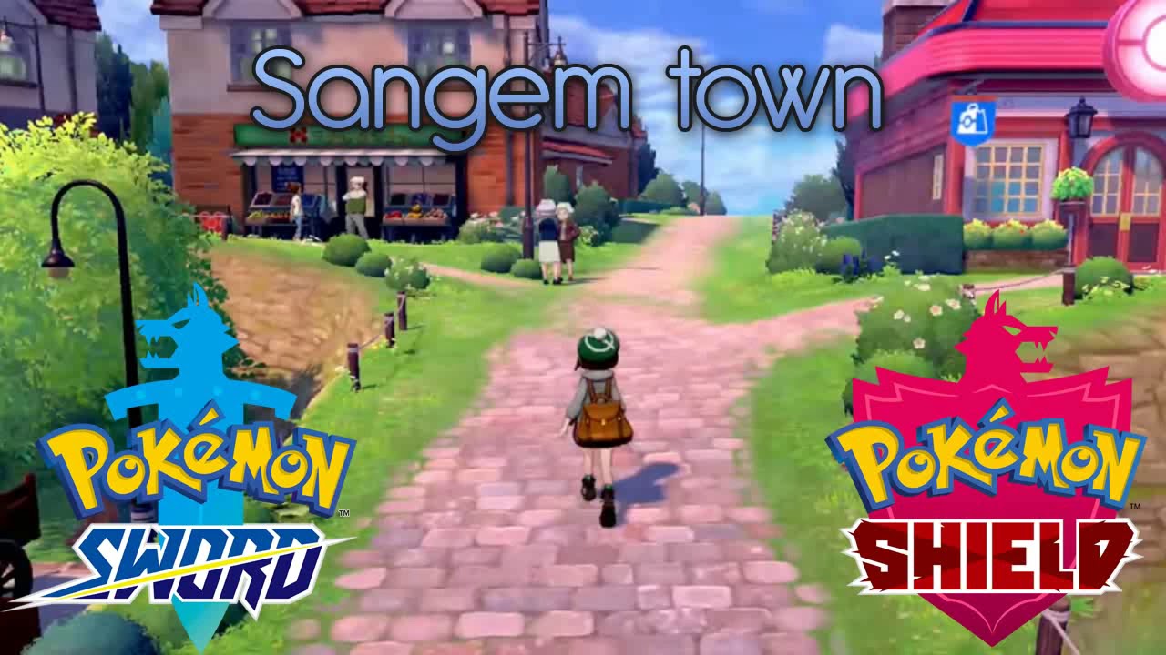 Sandgem Town - Pokemon Diamond & Pearl - Sword & Shield Style.