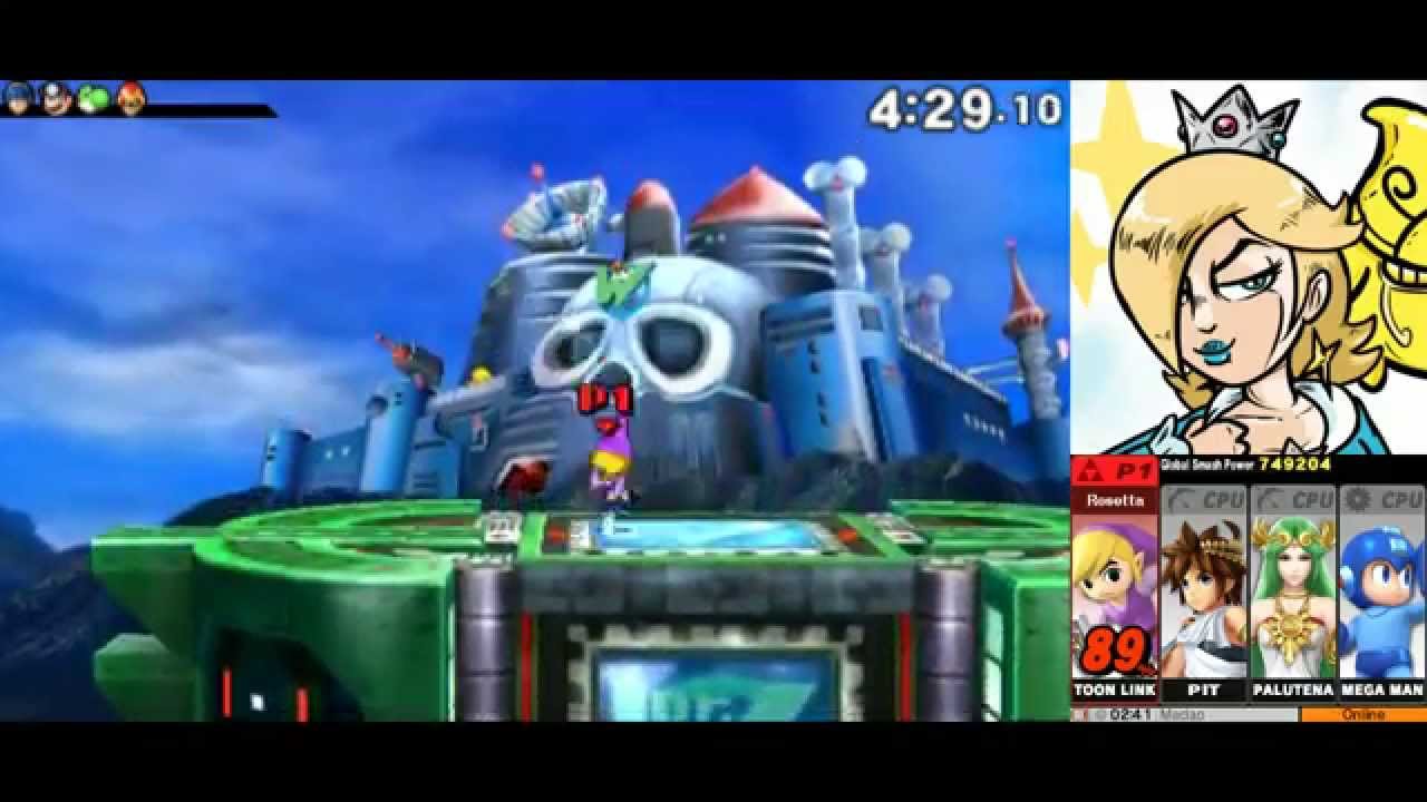 Super Smash Bros. for Nintendo 3DS: All-Star Mode with Toon Link (Hard Difficulty)