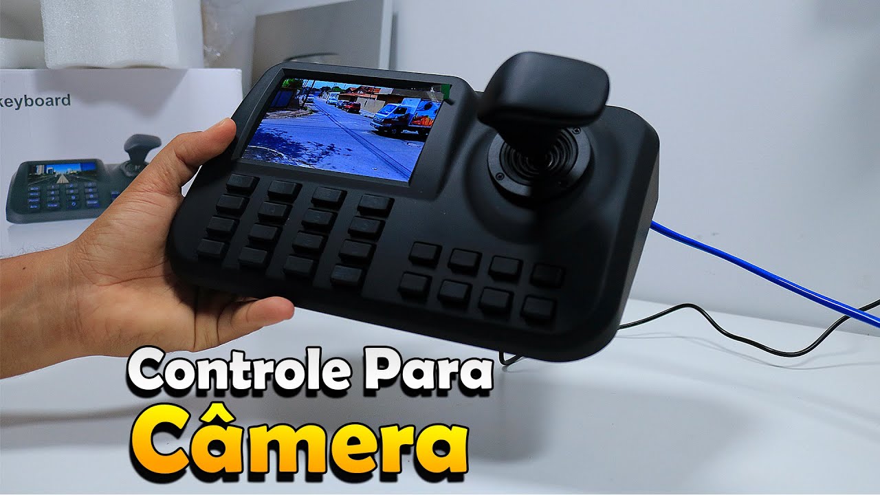 TESTEI O CONTROLADOR DE CÂMERAS DOME ONVIF COM JOYSTICK PTZ + UNBOXING