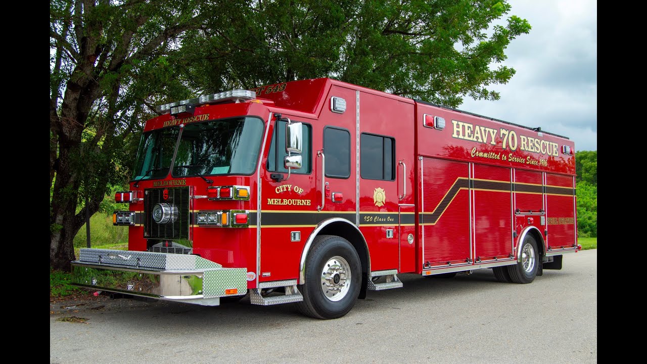 SFEV - Melbourne Fire Department's Sutphen/SVI Trucks Heavy Rescue 70