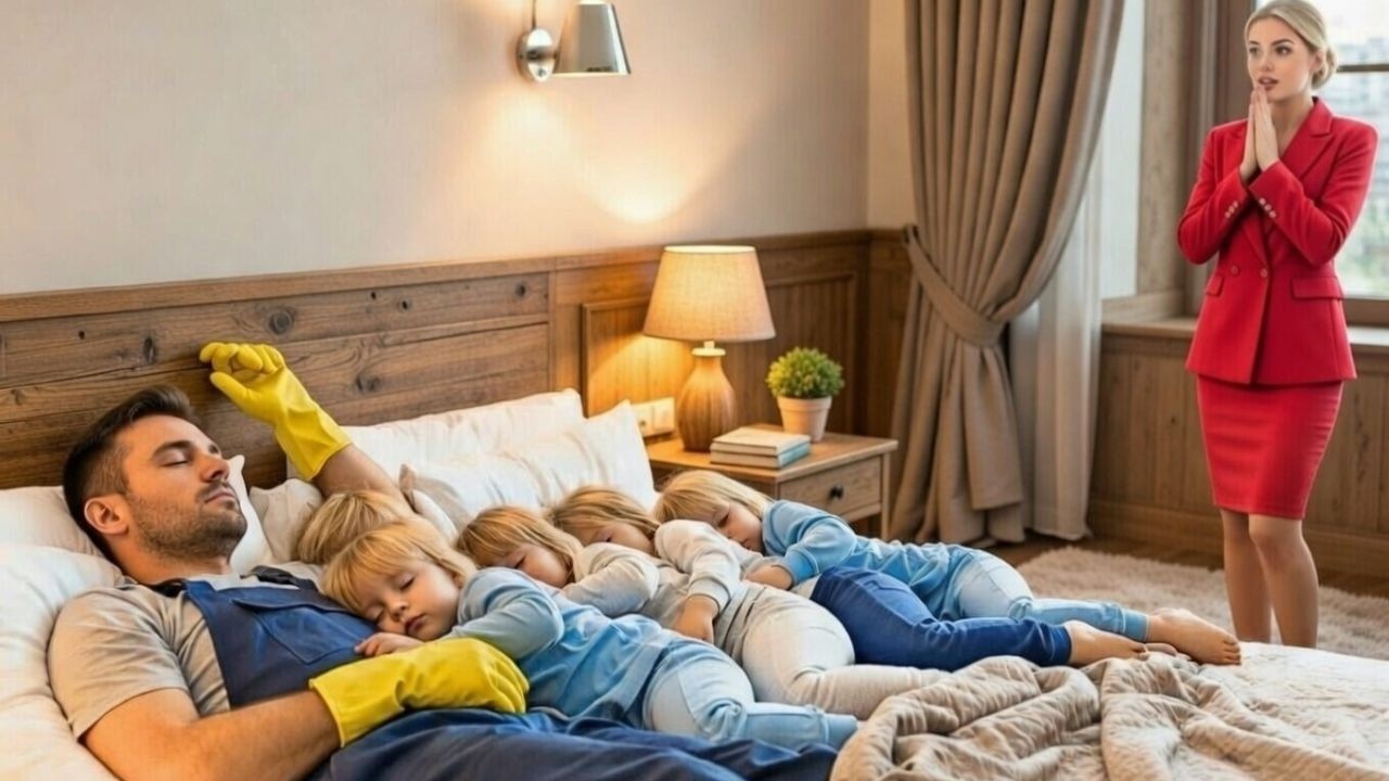 No Maid Could Handle the Millionaire’s Five Daughters — Until a Single Father Janitor Came