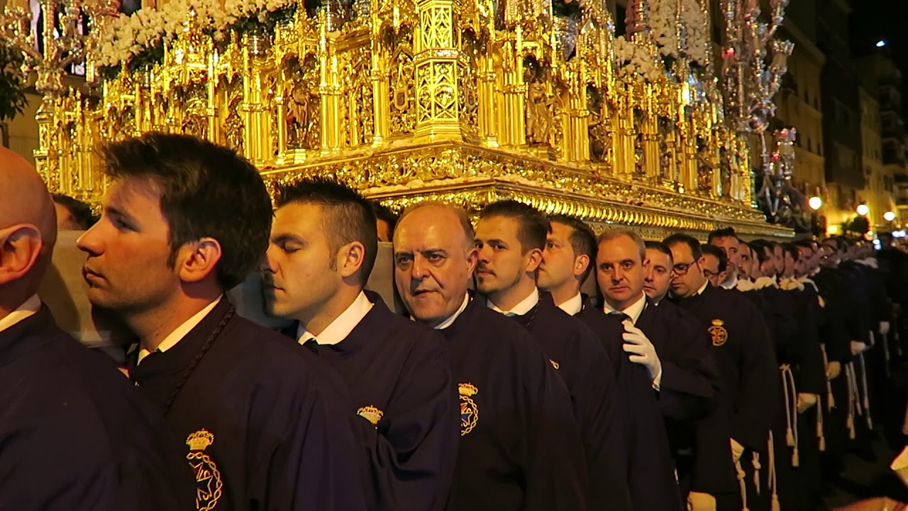 Virgen de Gracia con Mi Amargura en Calle Victoria. Año 2018 Málaga