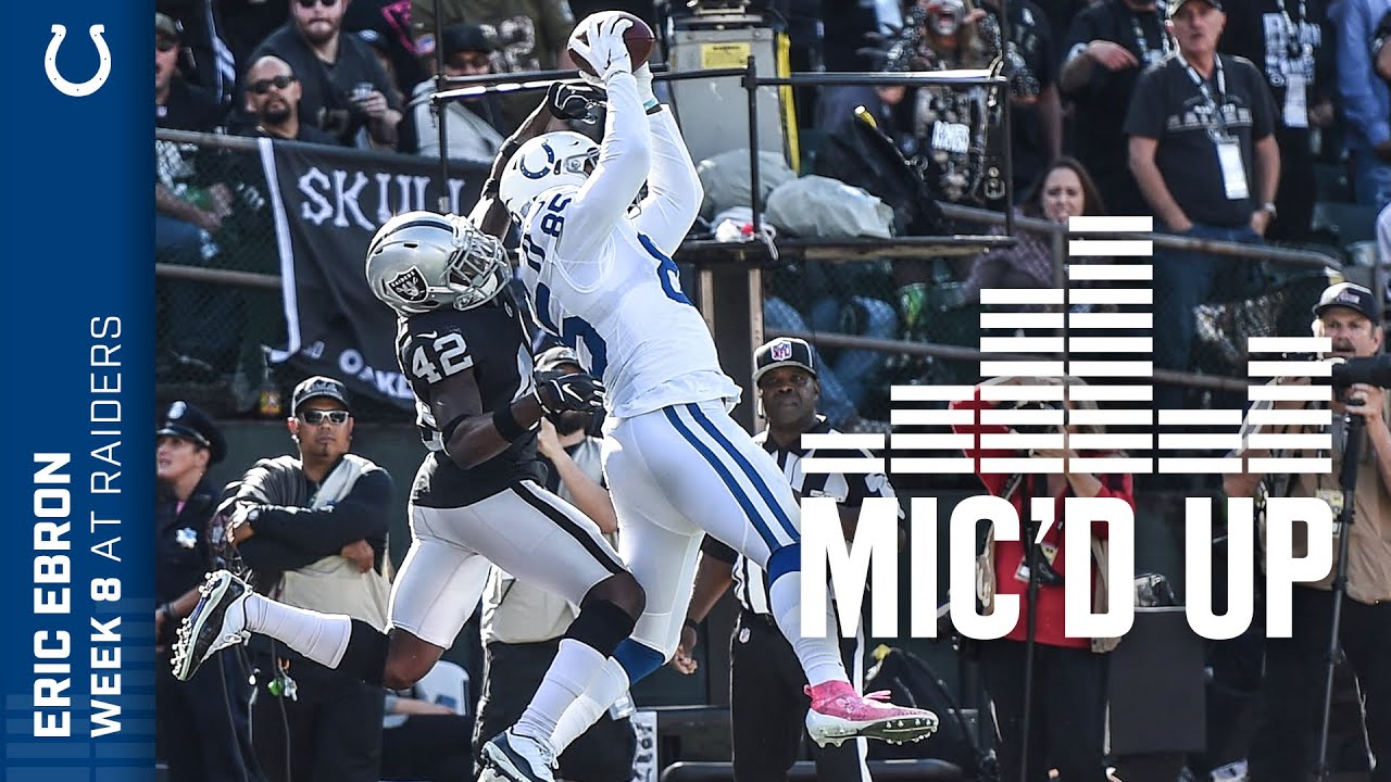 Eric Ebron Mic'd Up Against The Raiders