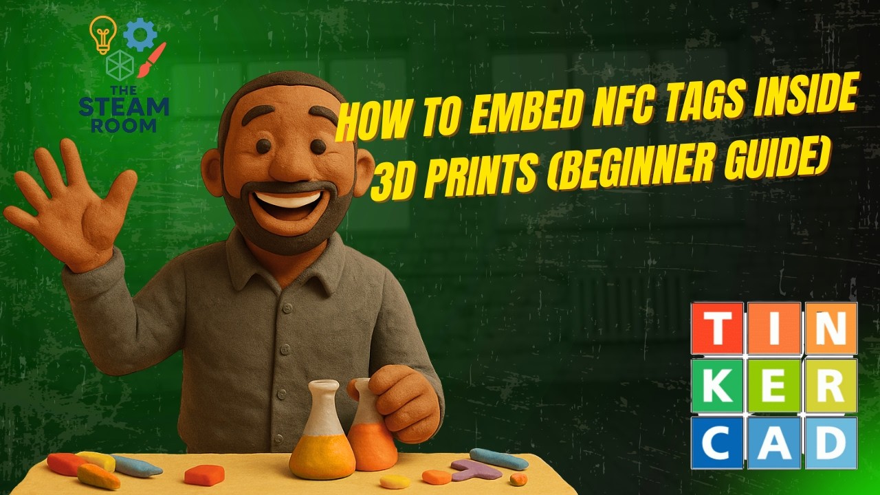 How to Embed NFC Tags Inside 3D Prints (Beginner Guide)