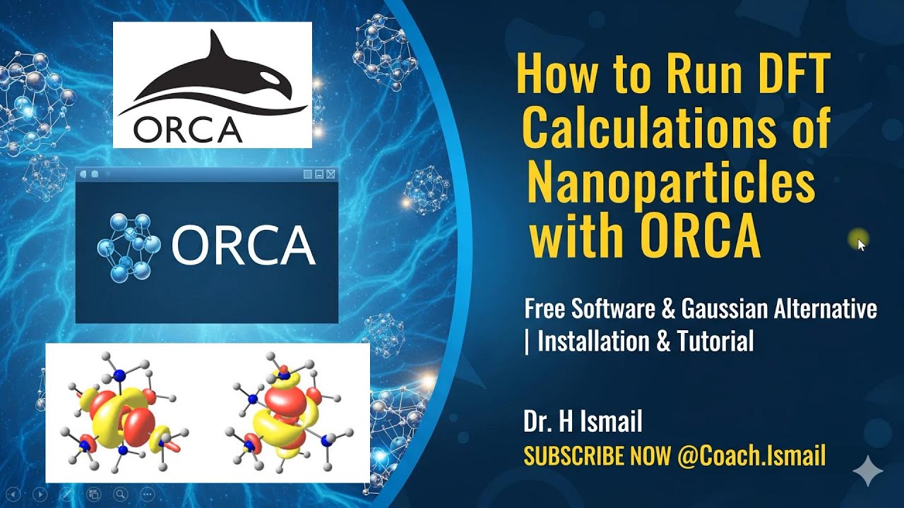 How to Run DFT Calculations of Nanoparticles with ORCA | Free Software & Gaussian Alternative
