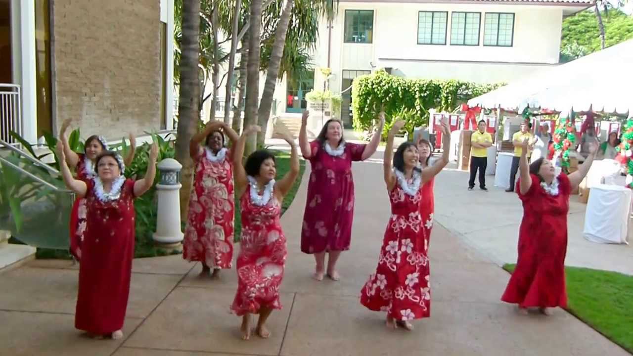 WHC Hula Dancers perform Mele Kalikimaka Ei Nei