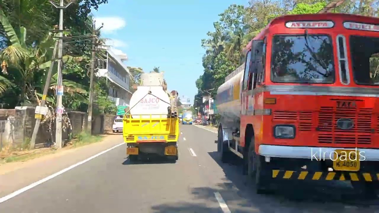 Long Drive from Kottayam TO Kochi via Ettumanoor,  Kaduthuruthy, Thalayolaparambu, Vaikom