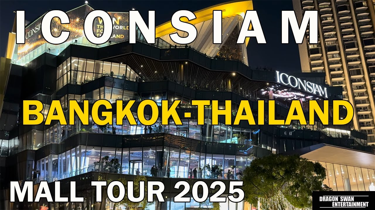 ICONSIAM the most luxurious Beautiful shopping mall in BANGKOK THAILAND MALL TOUR 2025
