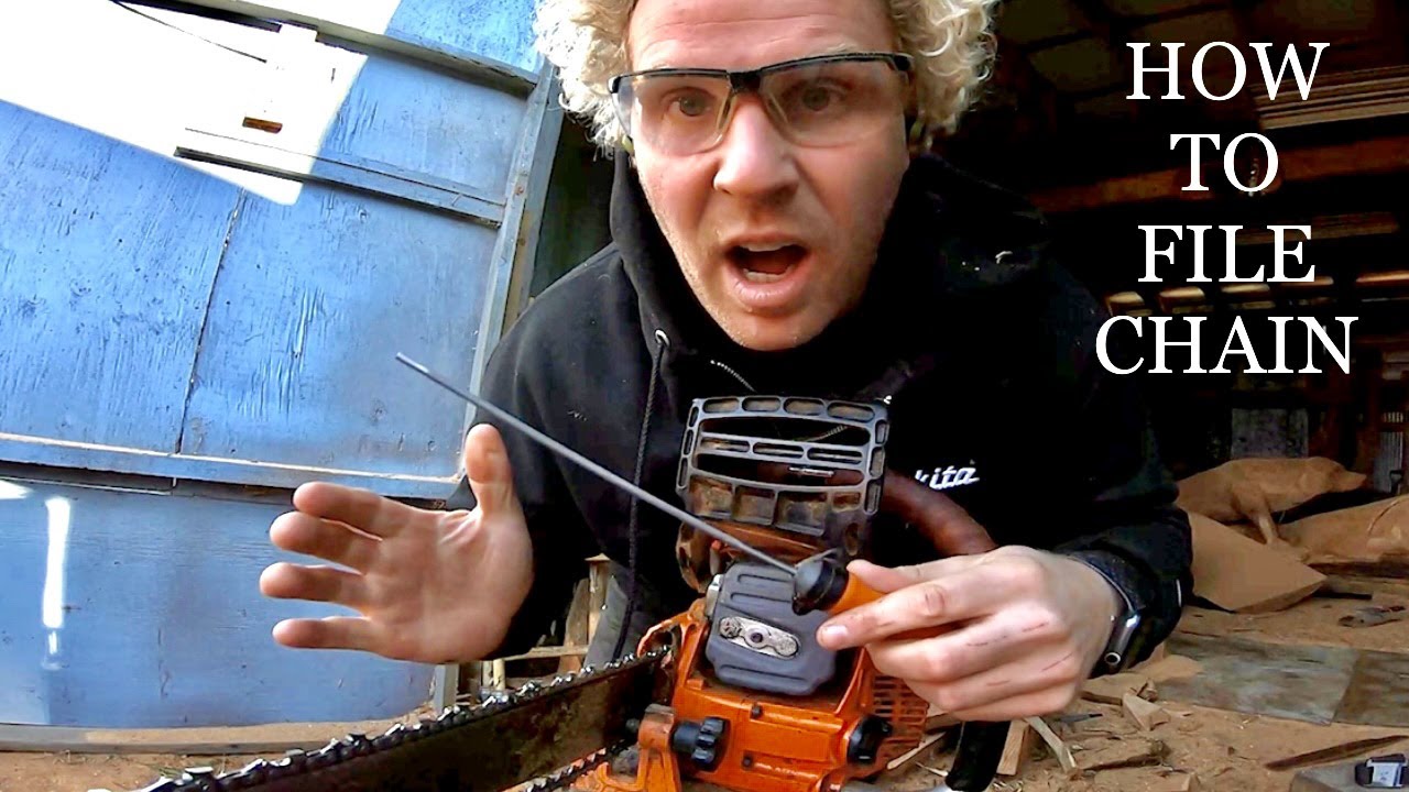 How to SHARPEN Chainsaw Chain - Tons of HELPFUL  TIPS - Indepth Tutorial