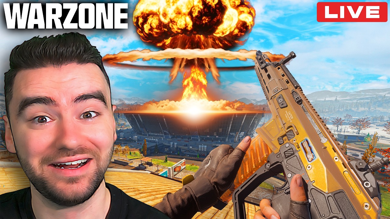 LIVE - Warzone S4 Reloaded NUKE HUNTING (New Guns & More)