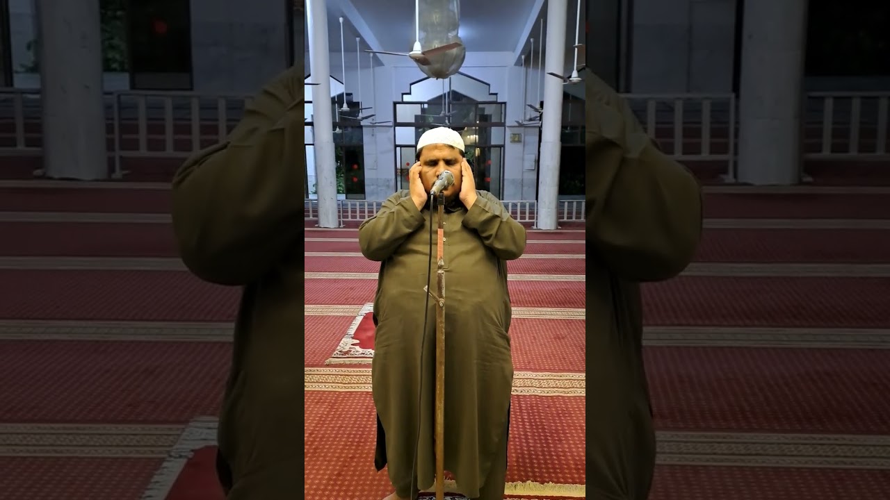 Azan e esha,At Jamia Darul huda karachi ,bawaz Hafiz Muhammad Amjad.