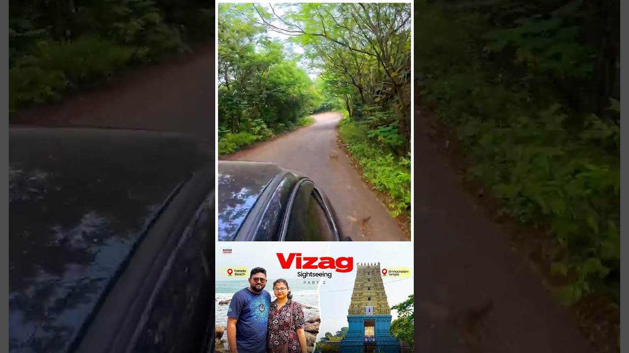 Vizag Sightseeing Part 2 | Simhachalam Temple & Yarada Beach 🌊✨
