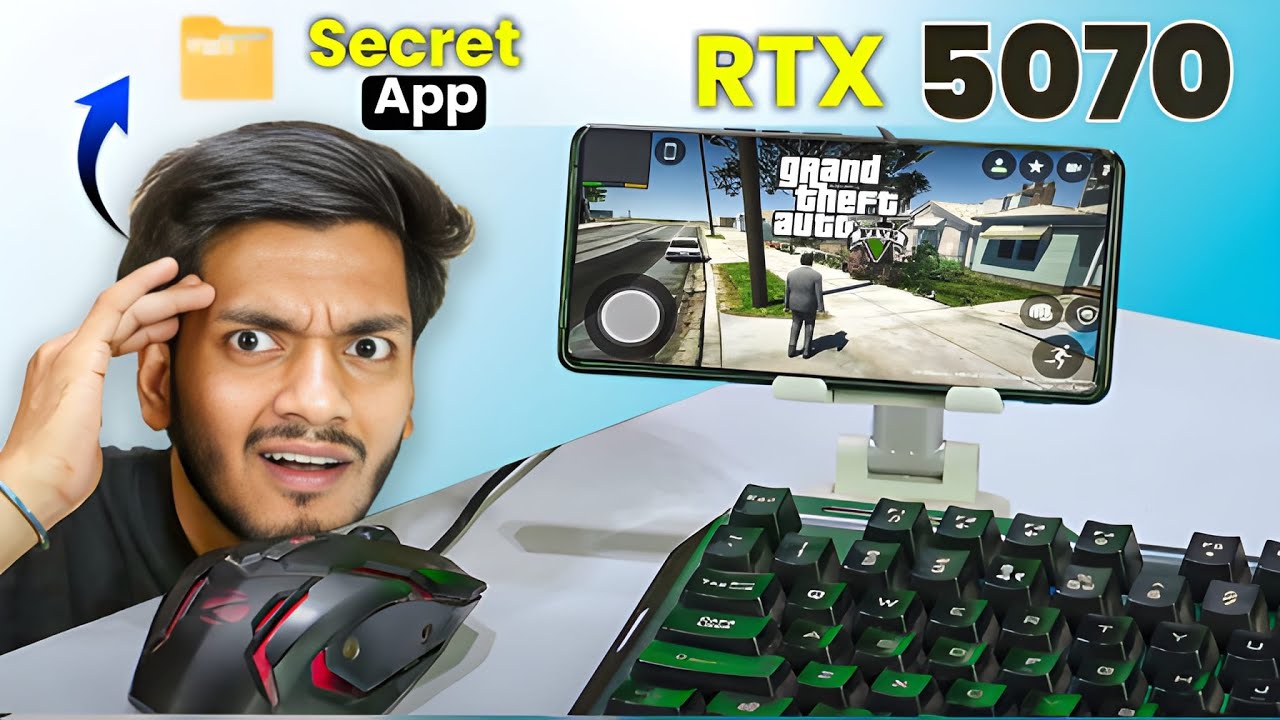 I Run *GTA 5* on My Phone as a GAMING PC! | RTX 5070 Power 😳🔥