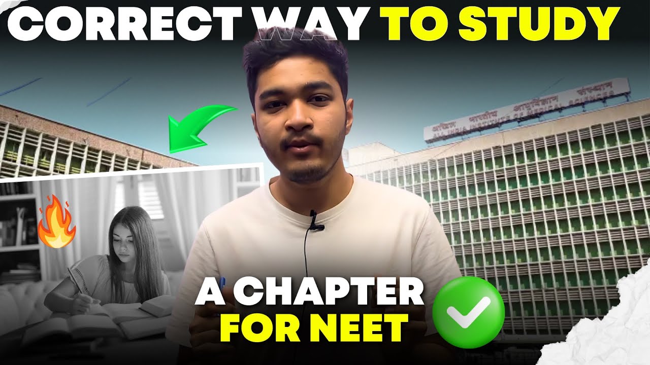 Correct Way To Study a Chapter for NEET | Watching Lectures Not Enough |  5 IMPORTANT Things To Do