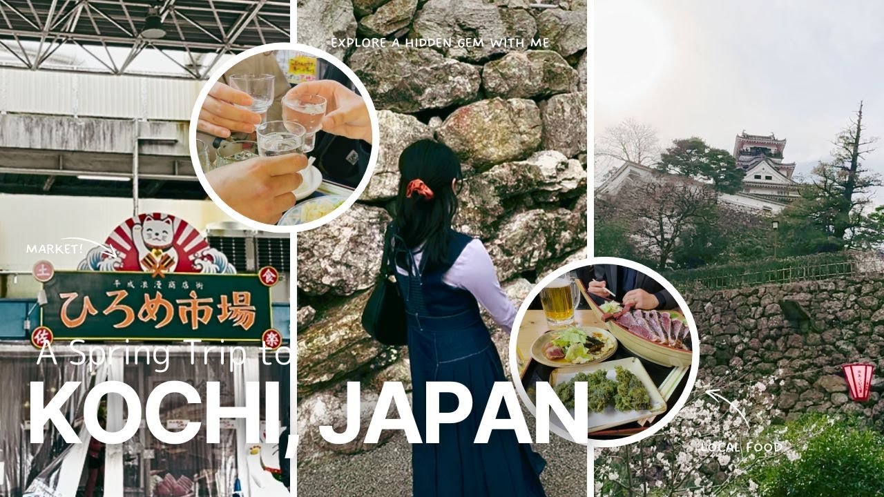 Kochi Vlog | a spring trip of a 27 years old Japanese woman
