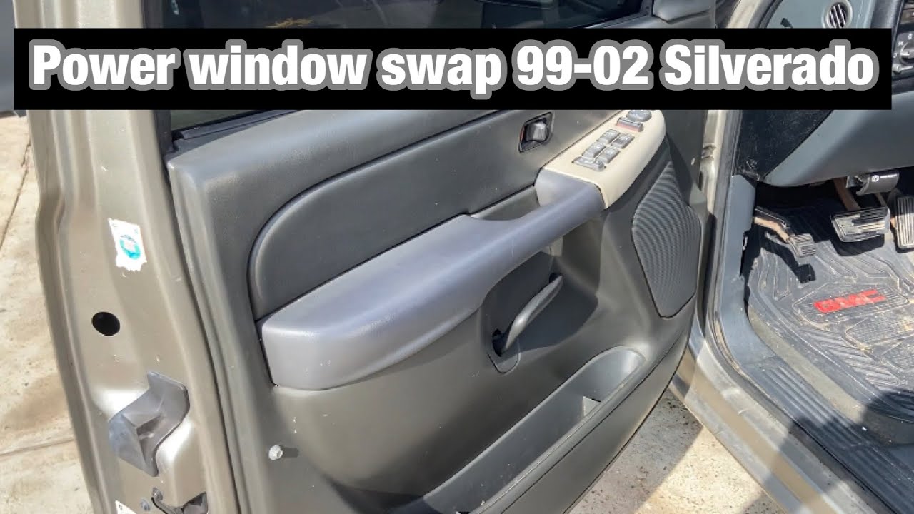 ELECTRIC WINDOW SWAP ON 99-06 SILVERADO!! (EASY) (HOW TO)