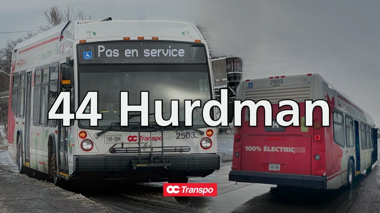 Line 44 Full Ride | Billings Bridge → Hurdman | Nova LFSe+ | Ottawa 🚏