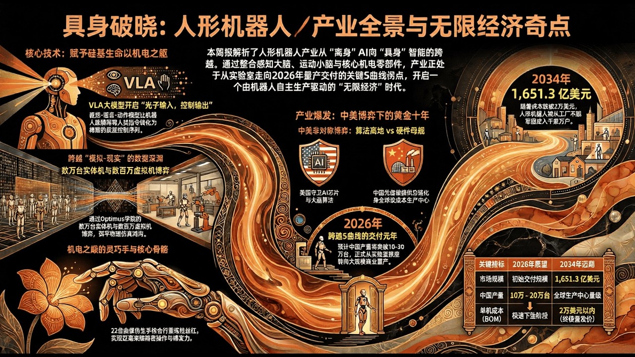具身破曉：人形機器人與無限經濟的奇點 | Embodied Dawn: Humanoid Robots and the Singularity of Infinite Economy