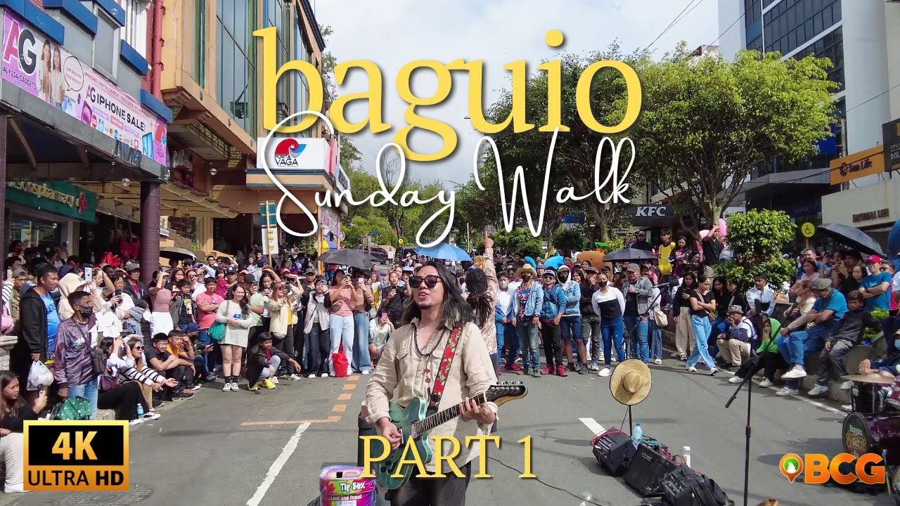 Walking Baguio Session Road on a Sunday | Stalls & Street Life Before the Rain PART 1