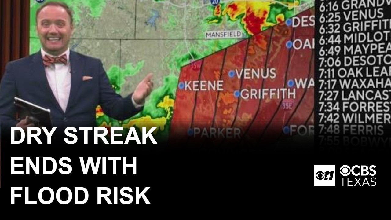 North Texas rain breaks dry streak as storms bring flood risk