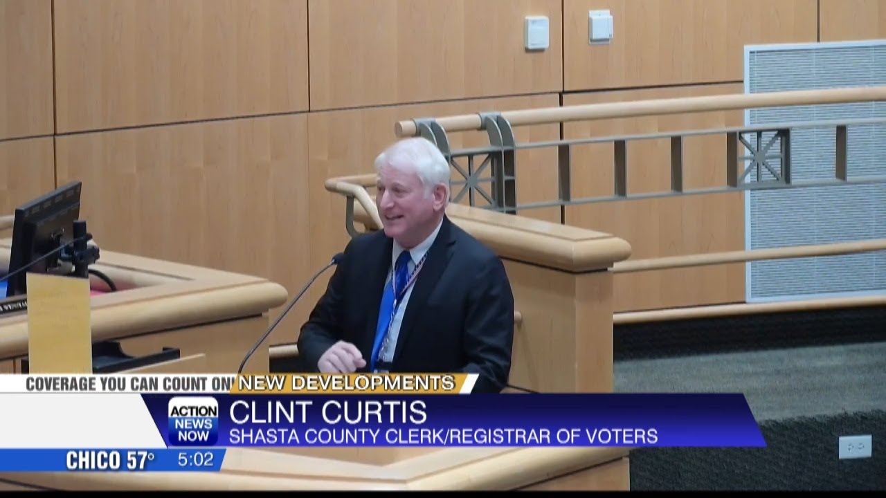 Shasta County Board of Supervisors address allegations against County Clerk Clint Curtis