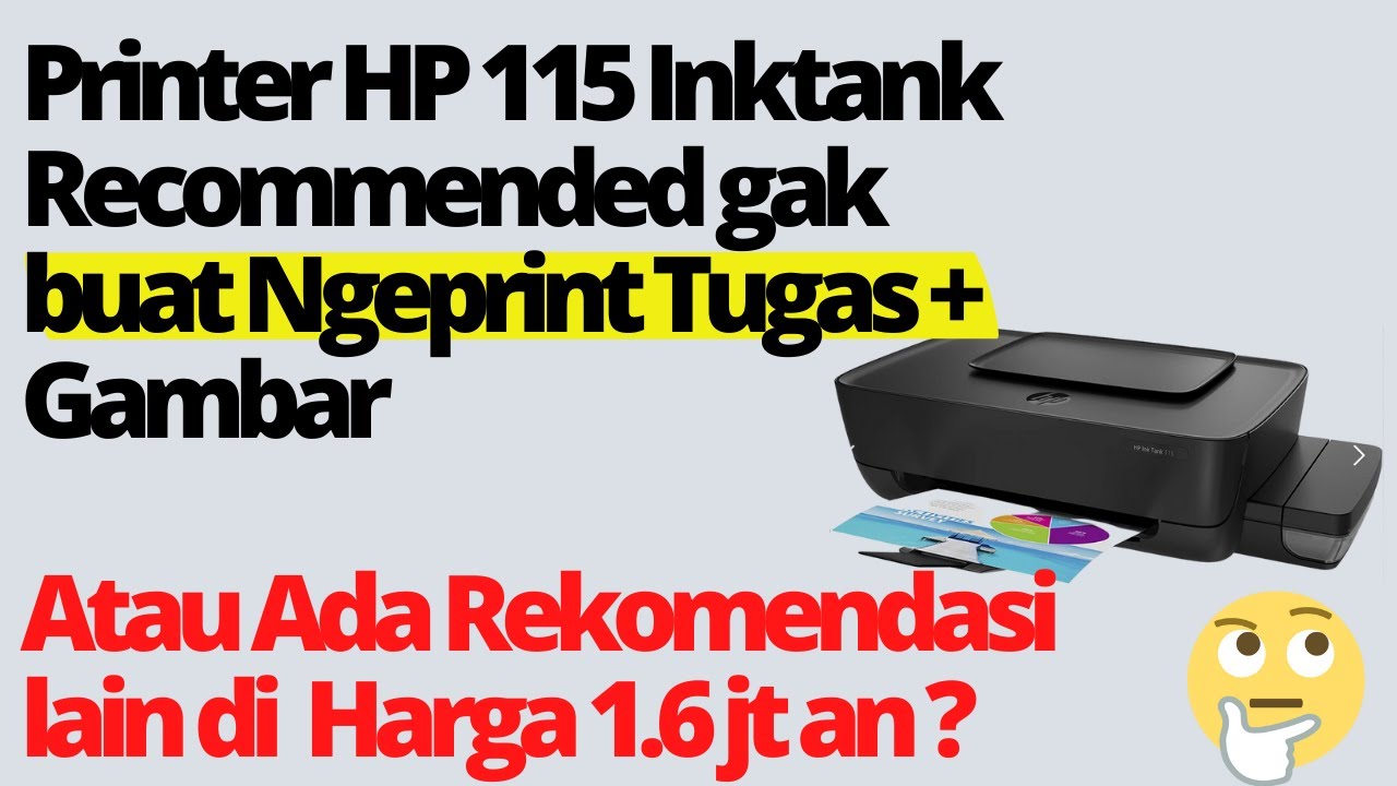 Printer InkTank Rekomend Gak buat Cetak Tugas dan Gambar