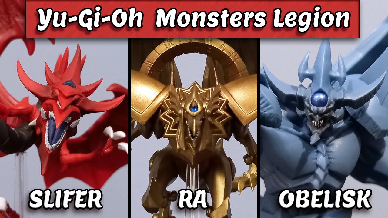 Unboxing Yu-Gi-Oh! Monsters LEGION Slifer - Ra - Obelisk (KONAMI)