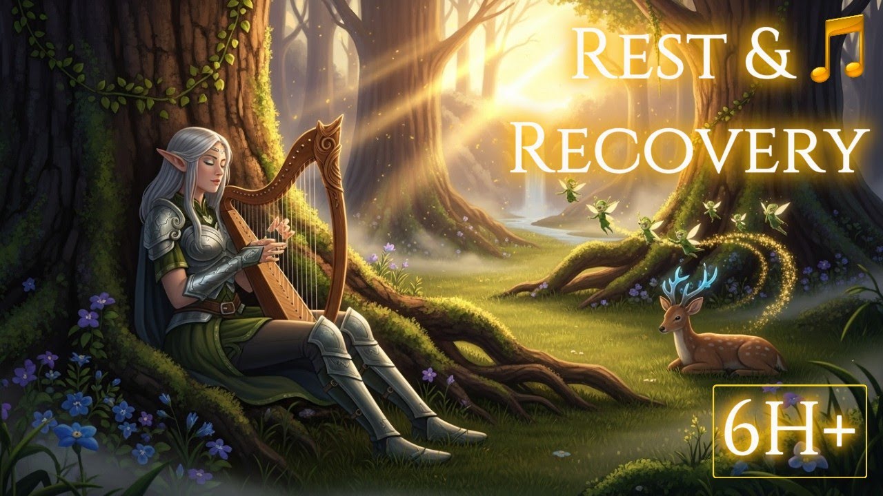 Healing Forest Music – 6 HOURS of Elven Calm 🌲✨