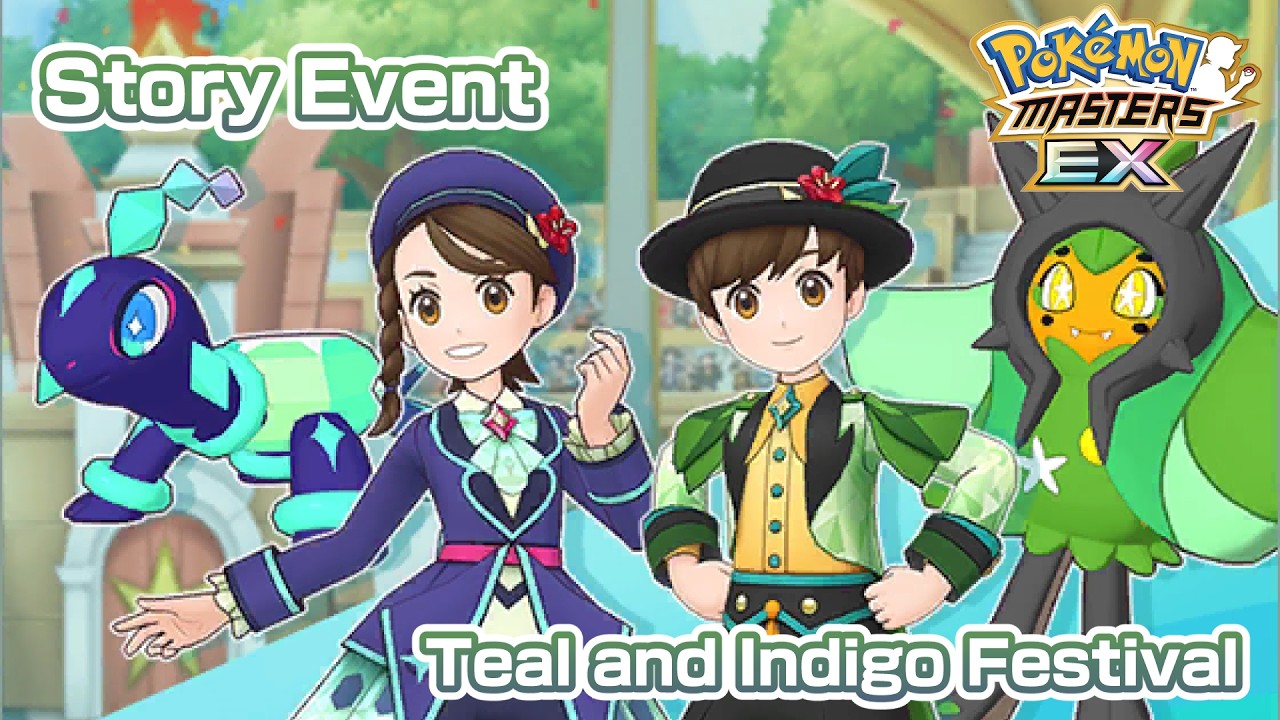 🇺🇸🌱💎 Story Event: Teal and Indigo Festival (Full Storyline - No VA) | Pokémon Masters EX