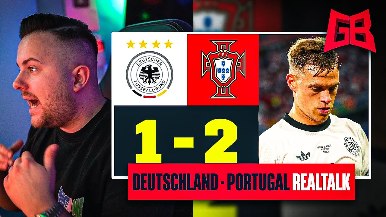 SCHLECHTESTES SPIEL unter NAGELSMANN ⁉️GamerBrother REALTALK & REAKTION auf DEUTSCHLAND - PORTUGAL 😬