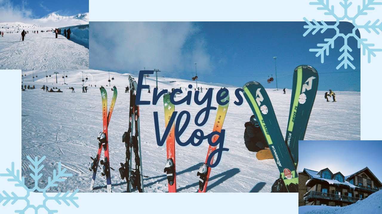 ERCİYES VLOG (Başımıza neler geldi? Ekip küstü mü?) #vlog #erciyes #kayak 