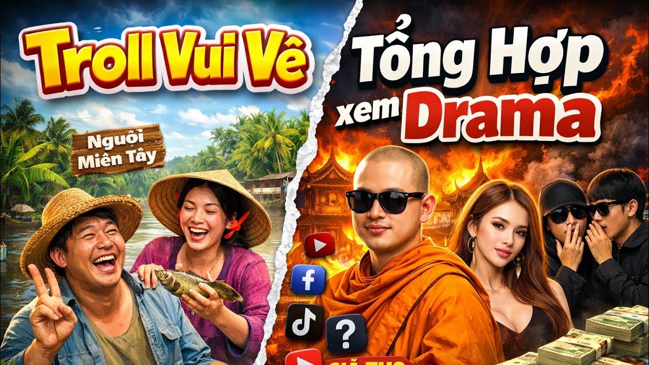 Tổng hợp Troll và xem Drama