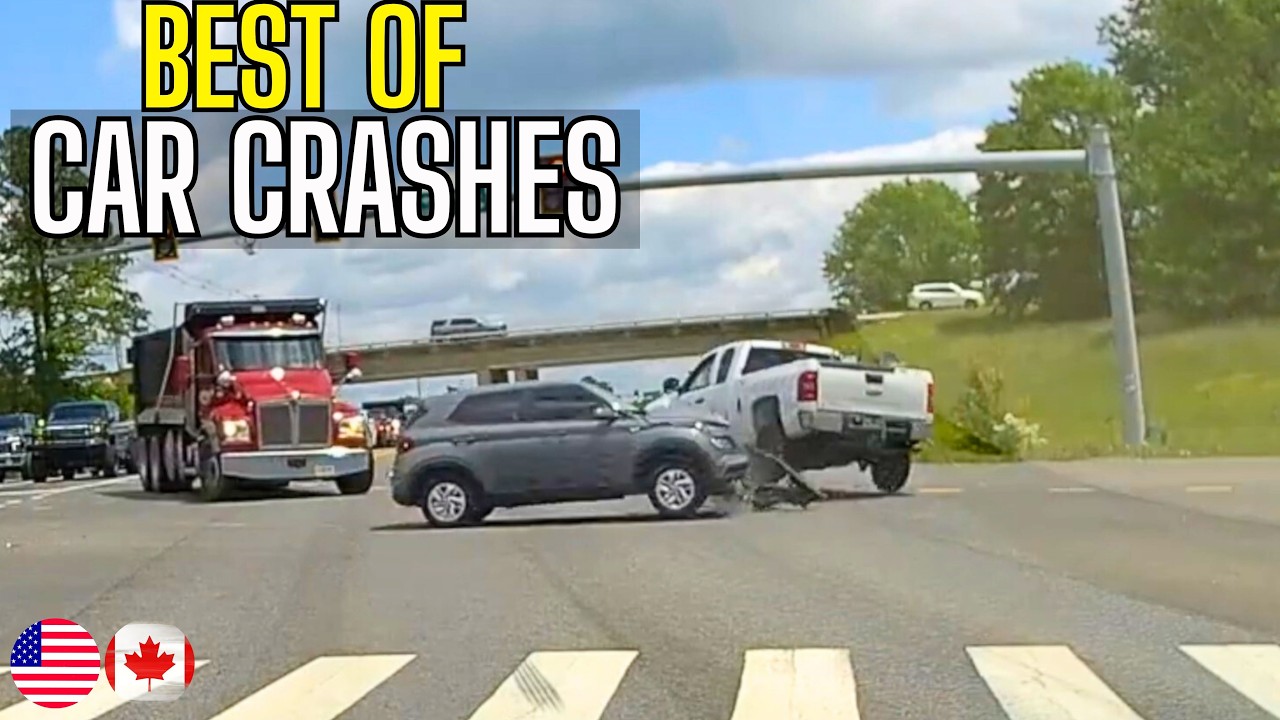 Best of Car Crashes Compilation | USA & Canada - 46