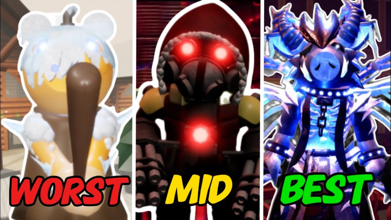 Ranking EVERY PIGGY ADVENT CALENDAR REWARD SKIN in Piggy!