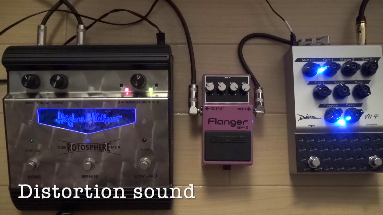 ROTOSPHERE MKⅡ(Hughes & Kettner) VS BF-2 FLANGER (BOSS)