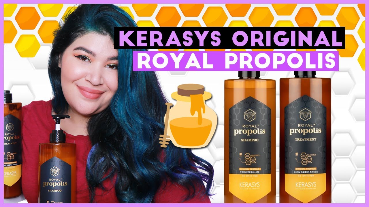 🍯 NOVO KERASYS ORIGINAL PROPOLIS ROYAL : HidroReconstru&ccedil;&atilde;o para cabelos danificados e fragilizados