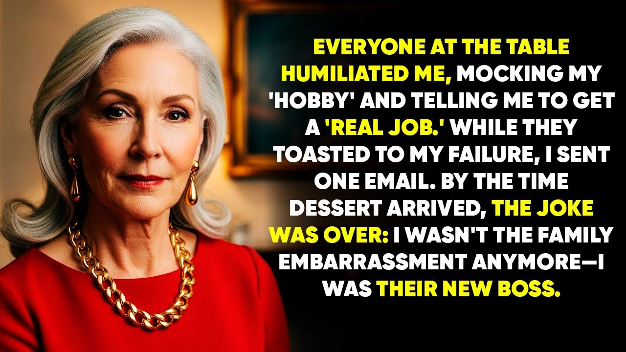 My Family Mocked My Job at Dinner. I Didn't Argue—I Sent One Email...