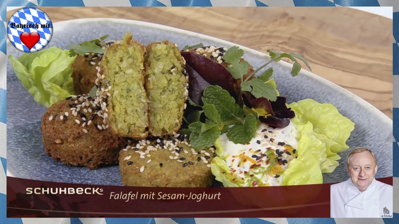 Alfons Schuhbeck - Falafel mit Sesam-Joghurt