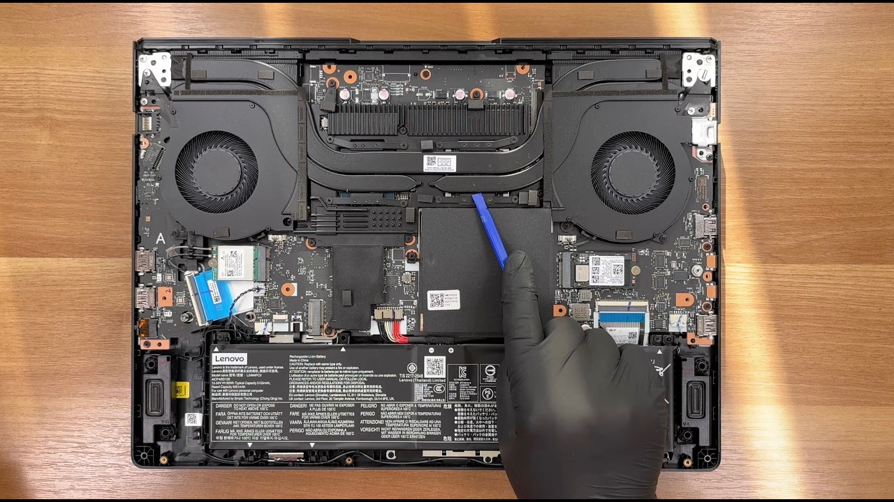 🛠️ Как открыть Lenovo Legion Pro 5 (16″, 10-е поколение) — разборка и варианты модернизации