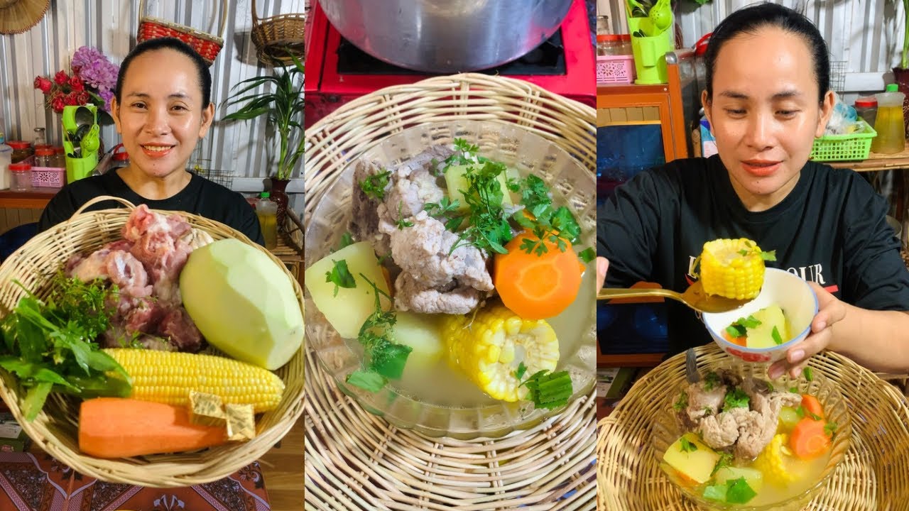 Cooking Pork Bone Corn Soup Recipe 