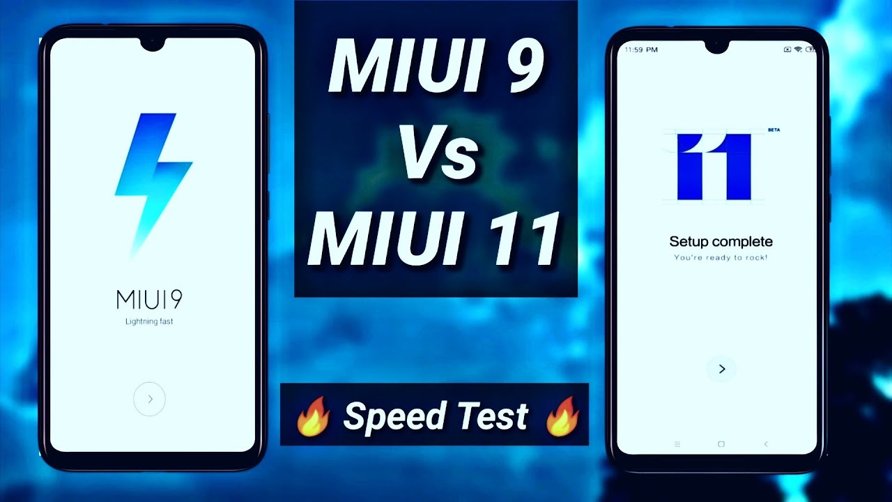 MIUI 11 Vs MIUI 9 Speed Test 🔥🔥🔥🔥 | MIUI 11 Vs MIUI 10 Speed Tested 🔥🔥🔥🔥