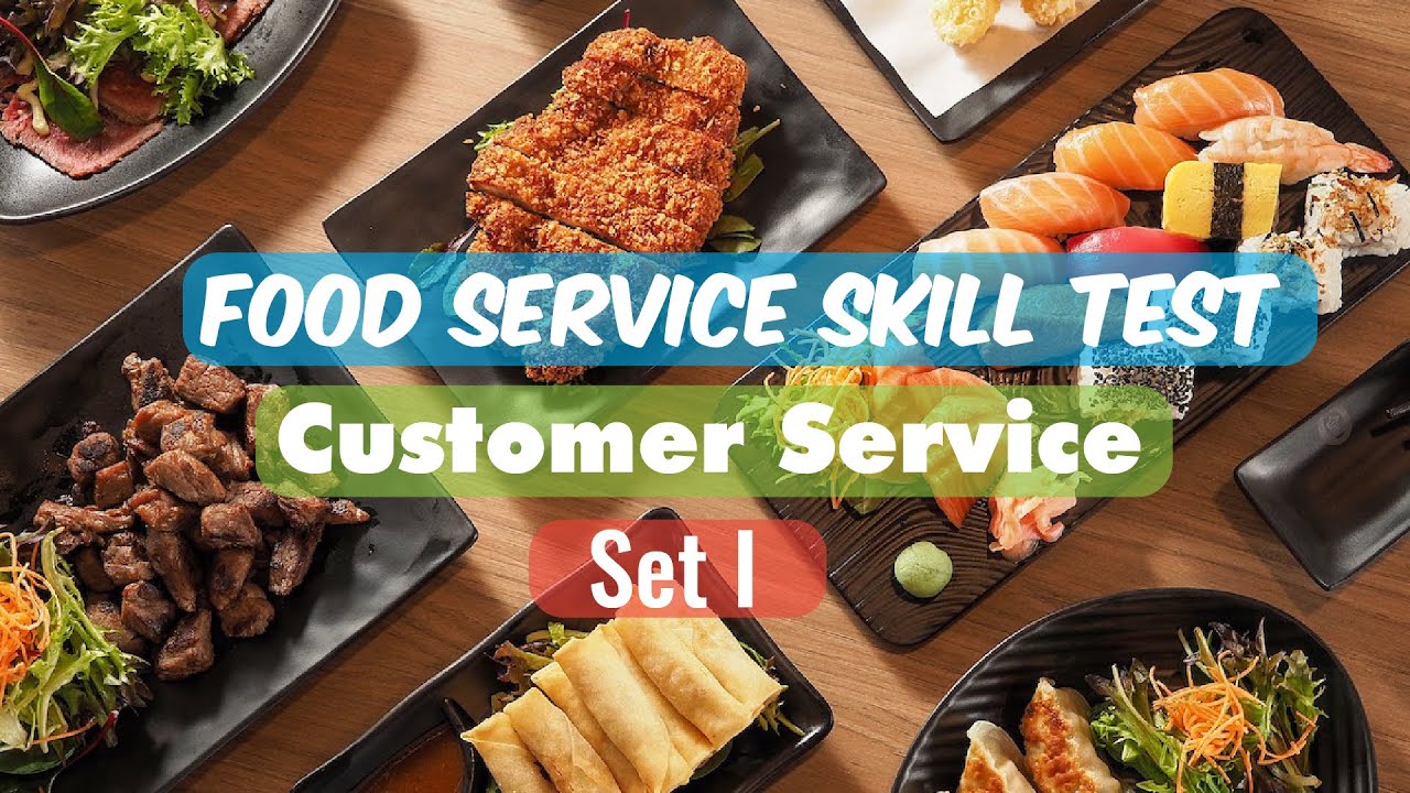 Food Service Industry Skill Test | Model Questions (Set I) | Customer Service