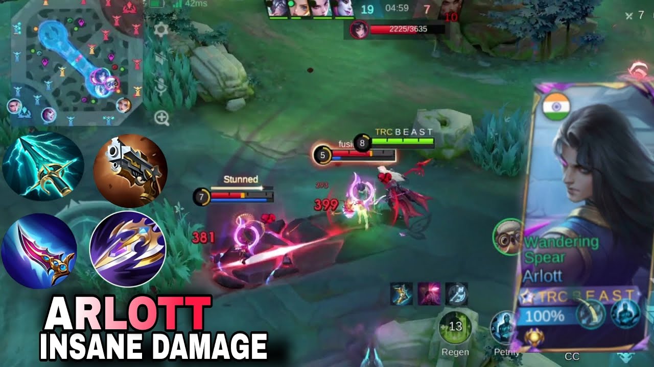 ARLOTT INSANE DAMAGE 💢!!! | 20+ Kills | Moba Legends 