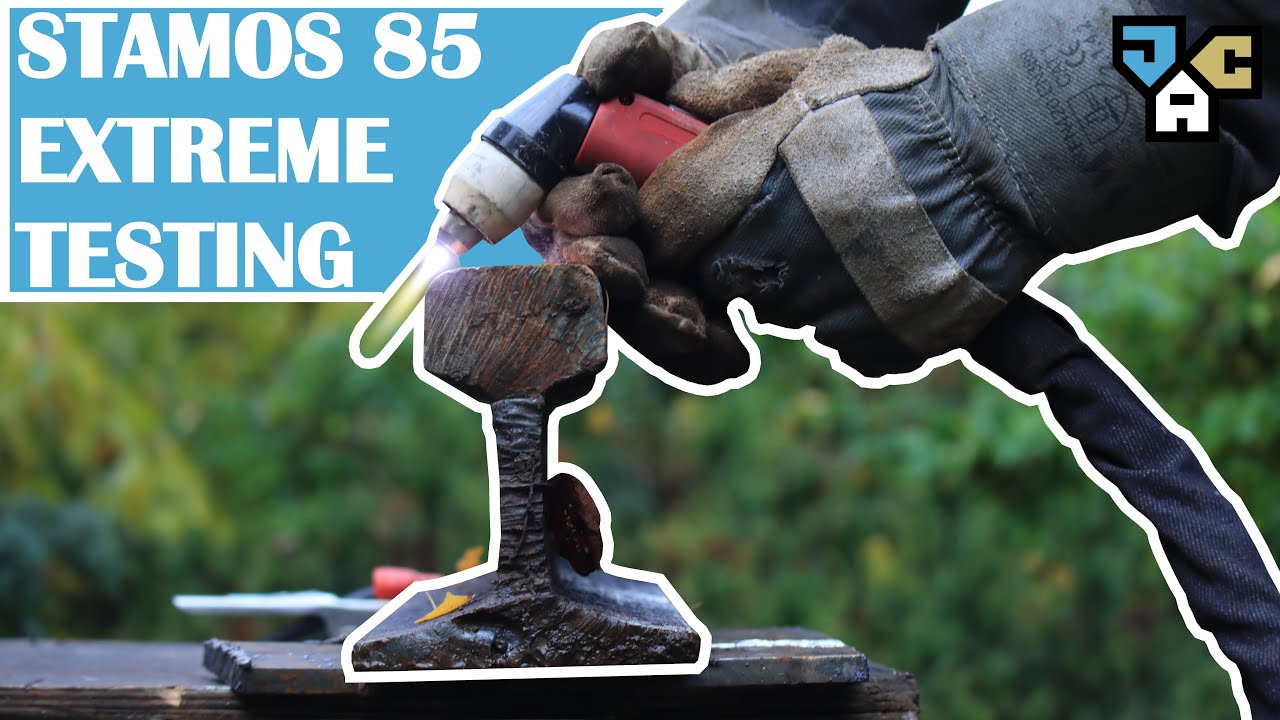 Heavy cuts with PLASMA STAMOS / tungsten, brass, HSS, tool steel, stainless...